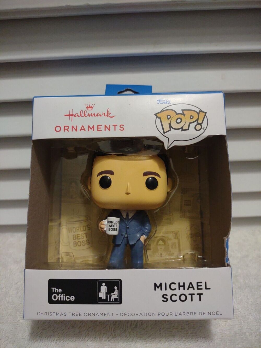 Hallmark 2022 Funko Pop Michael Scott The Office Christmas Holiday Ornament New